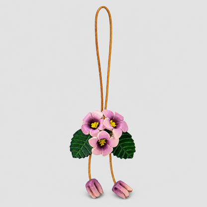 Flower Tassel Bag Charm