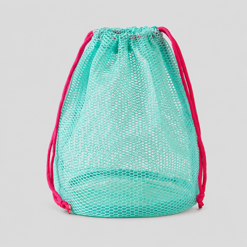 Mesh Drawstring Storage Pouch