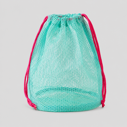 Mesh Drawstring Storage Pouch