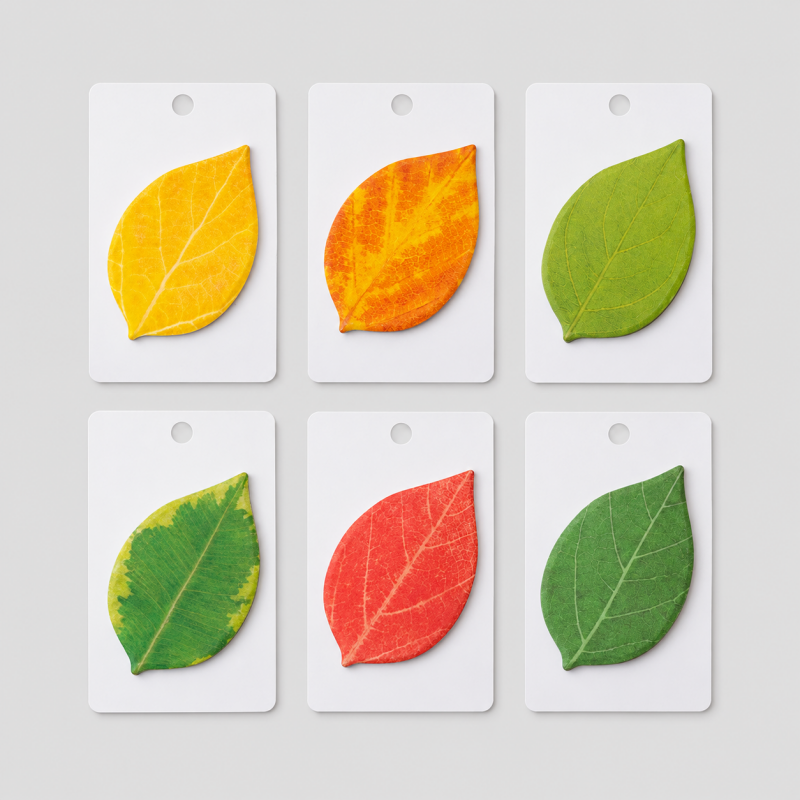 Leaf Shape Planner Sticky Notes