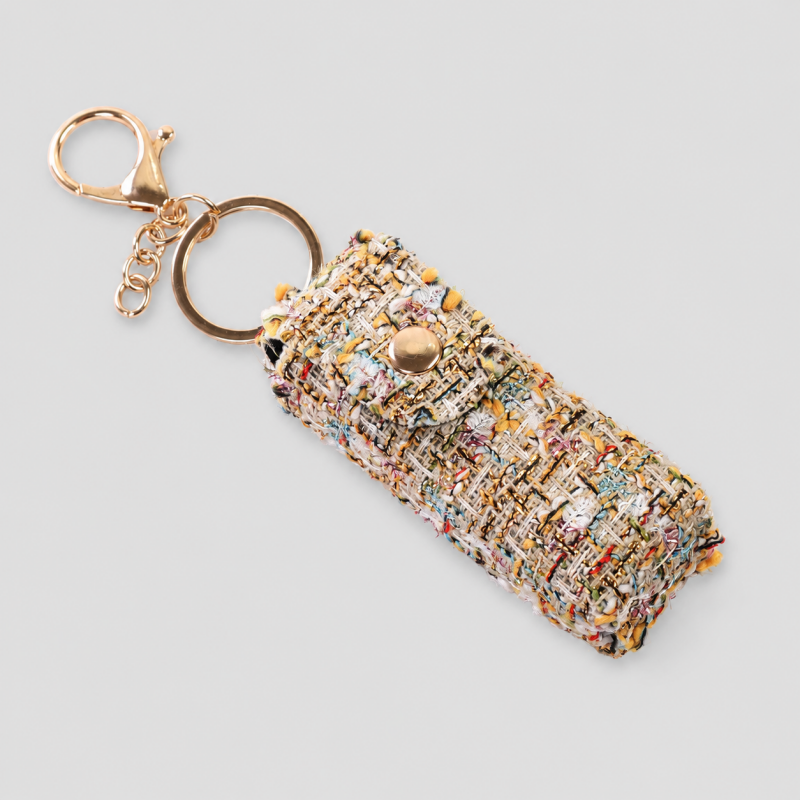 Portable Lip Balm Holder Keychain