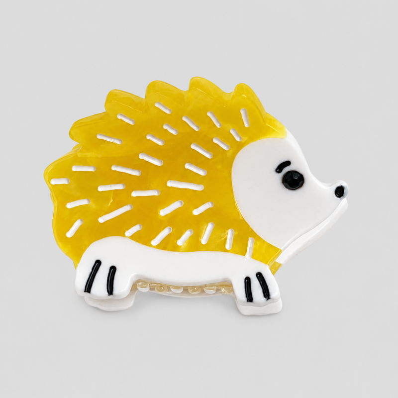 Hedgehog Mini Hair Claw Clip