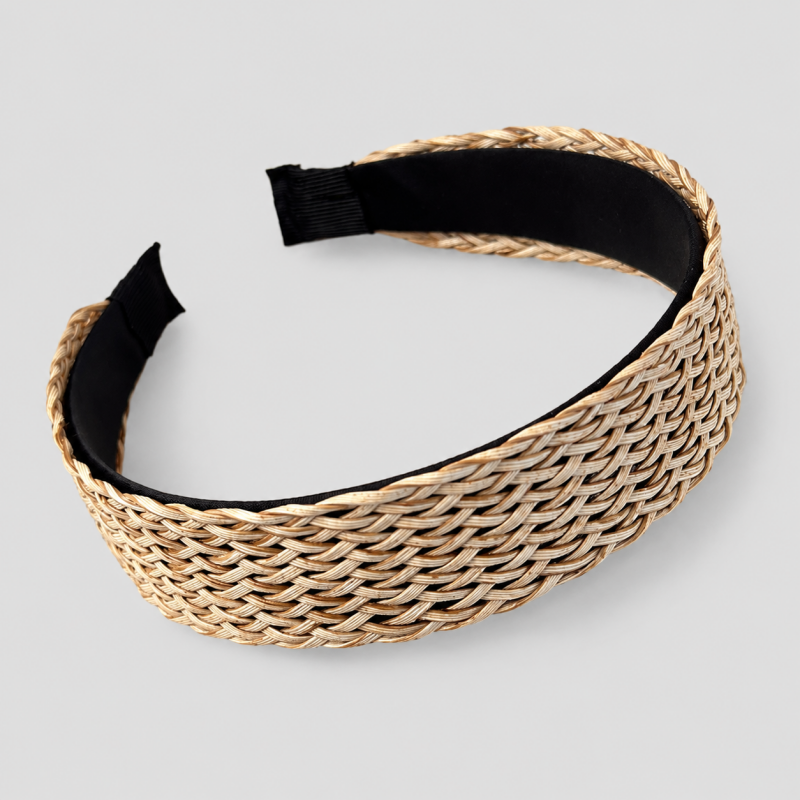 Fresh Vacation Rattan Wide Headband
