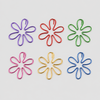 10 PCS Creative Flower Shape Metal Paper Clips