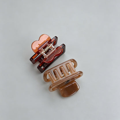 Square Hollow Hair Claw Clip