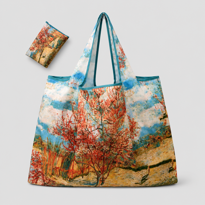 Foldable Printed Reusable Shopping Tote Bag