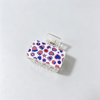 Independence Day Print Hair Clip