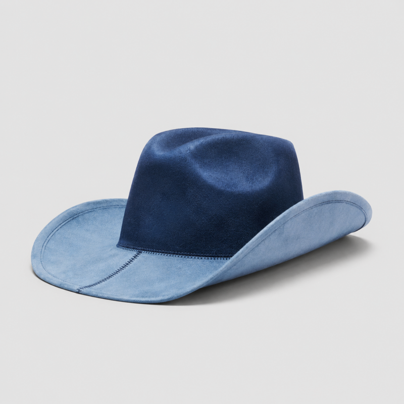 Colorblock Western Cowboy Hat