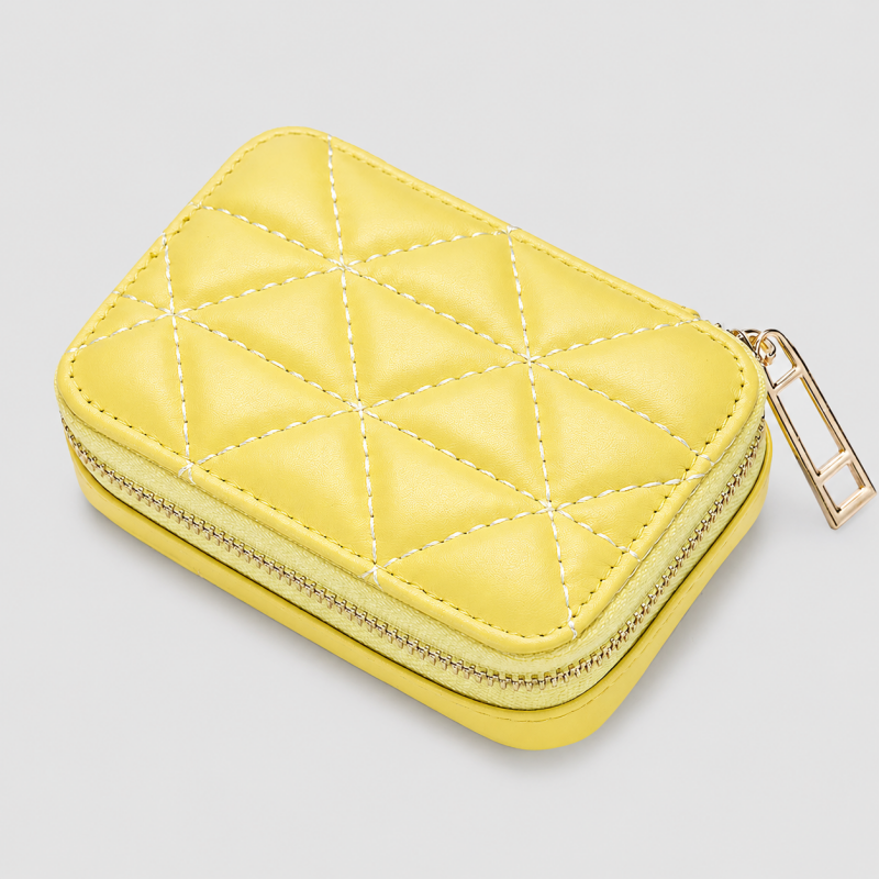 Quilted Jewelry Travel Case