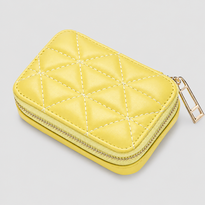 Quilted Jewelry Travel Case