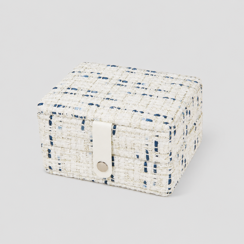 Plaid Travel Jewelry Box
