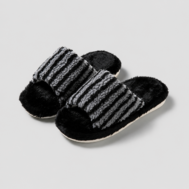 Quilted Slide Slippers