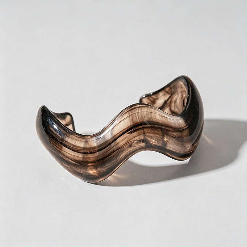 Wavy Shark Hair Claw Clip