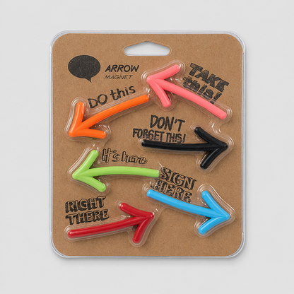 Arrow Fridge Magnet 6PCS Set