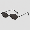 Slim Hexagon Metal Fashion Sunglasses