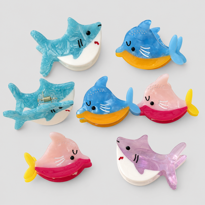 Whale Hair Clip
