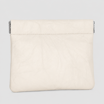 Faux Leather Pillow Coin Pouch
