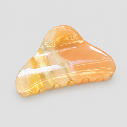 Two-color Gradient Heart Hair Claw Clip