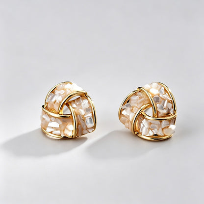 Shell Stud Earrings