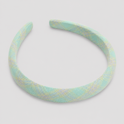 Fresh Sweet Macaron Plaid Headband