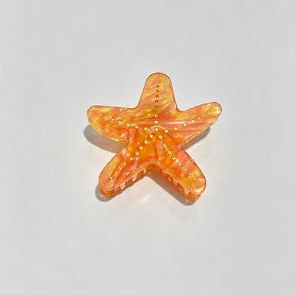 Ocean Starfish Shark Hair Claw Clips
