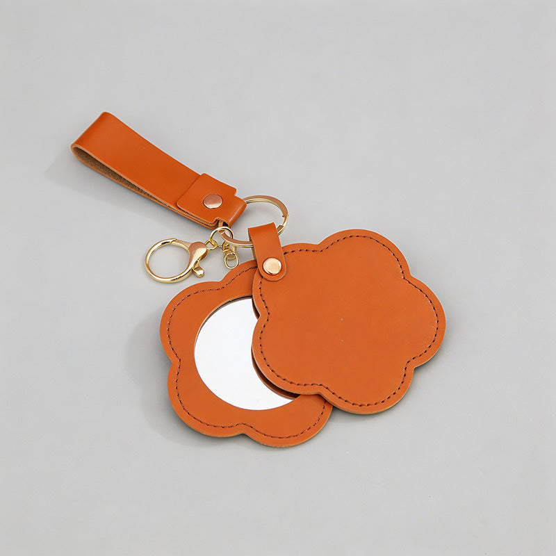 Creative Flower Mirror Keychai - Shopdayla Wholesale - #0482