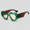 Green Tortoiseshell/Green / One Size