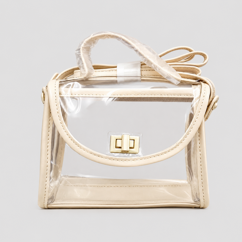 Clear Drawstring Crossbody Bag