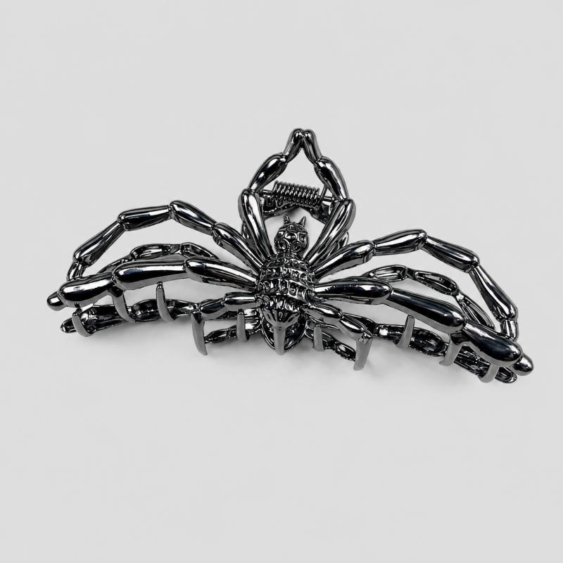 Alloy Bone & Spider Hair Claw Clips