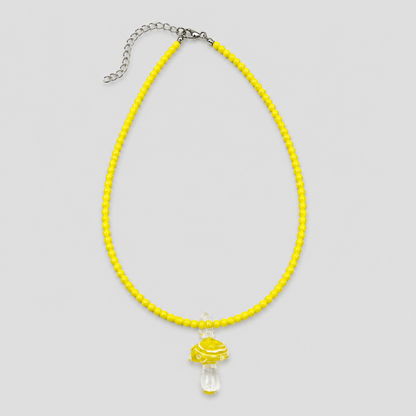 Colorful Glass Candy Bead Necklace