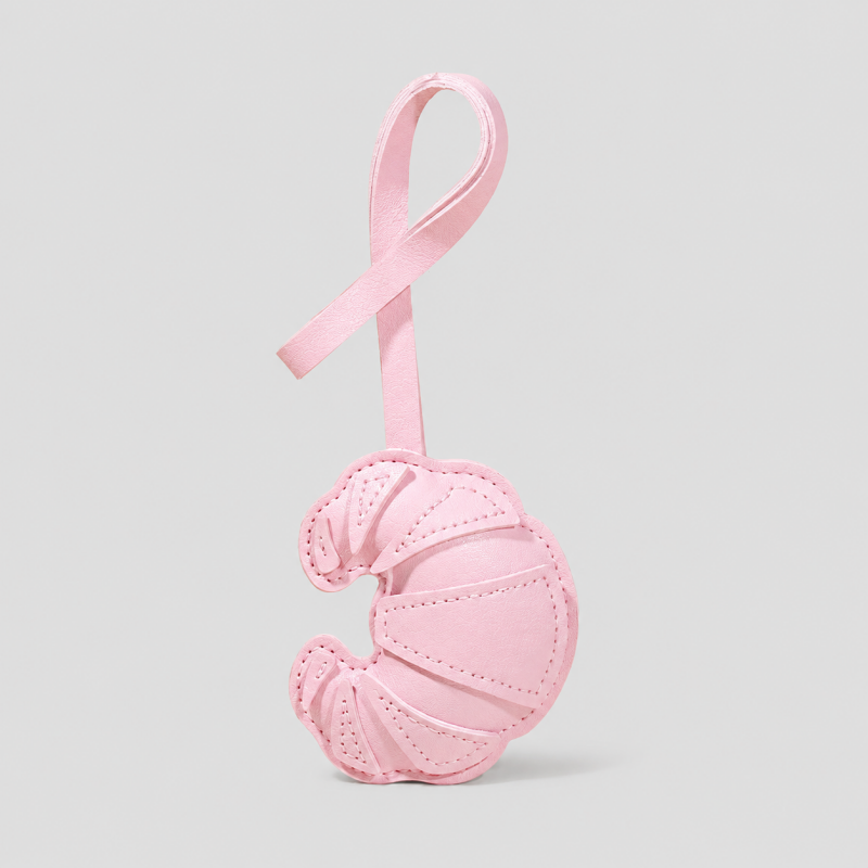 Simple Croissant Bag Charm