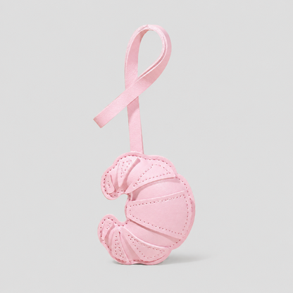 Simple Croissant Bag Charm