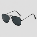 Double Bridge Metal Pilot Fashion Sunglasses