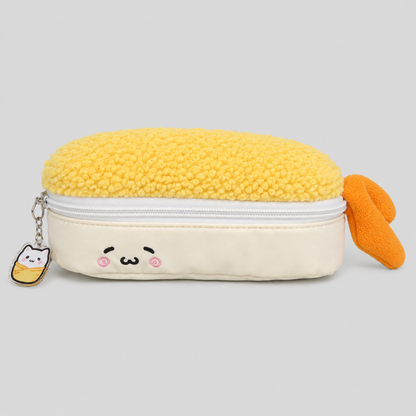 Fried Shrimp Plush Pencil Case