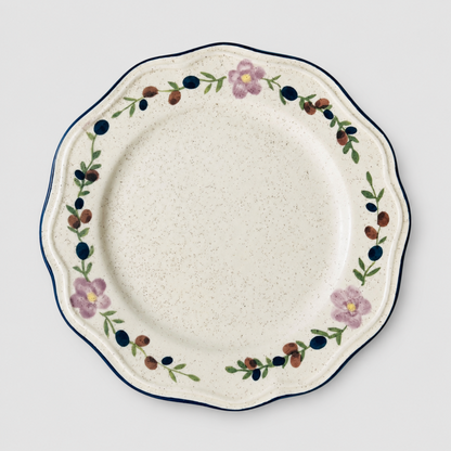 Floral Snack Plate