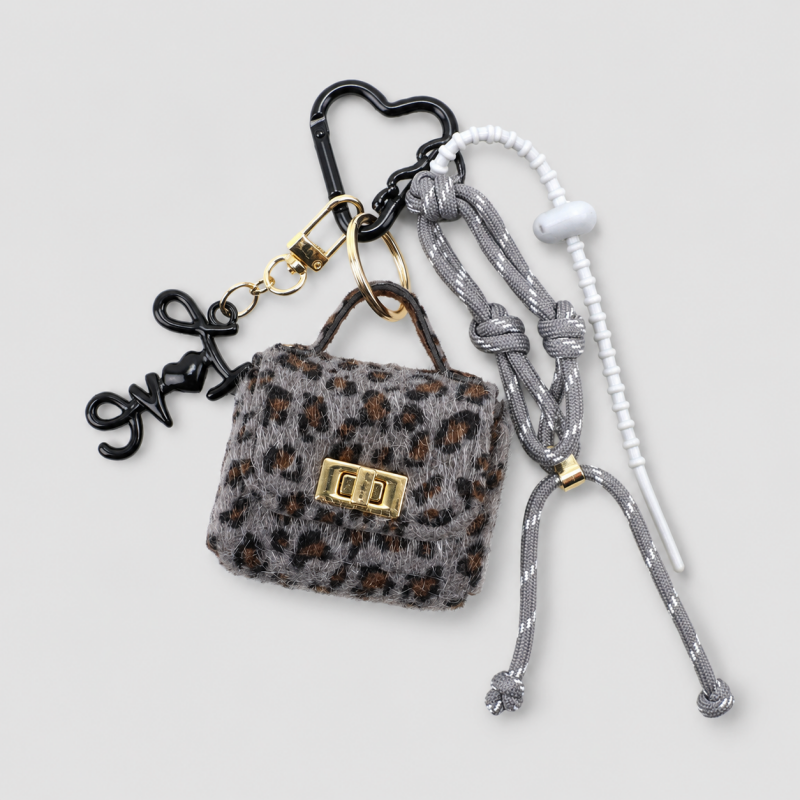 Mini Leopard Charm Bag