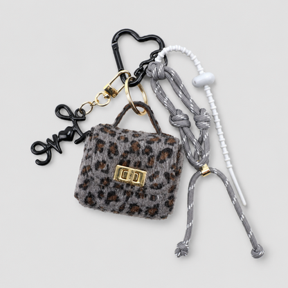 Mini Leopard Charm Bag