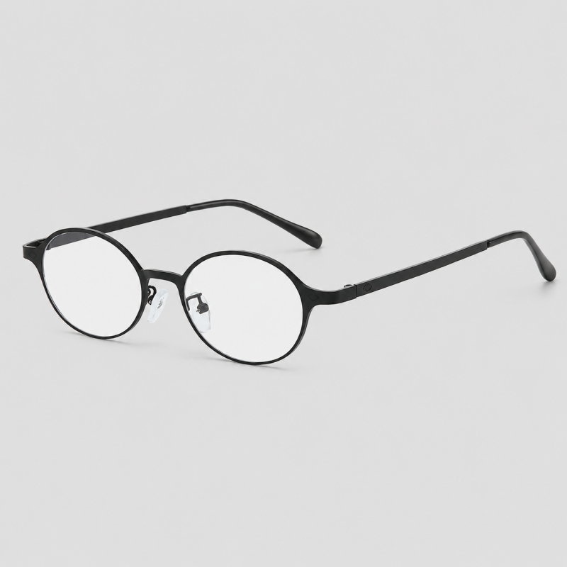 Slim Oval Metal Fashion Sunglasses