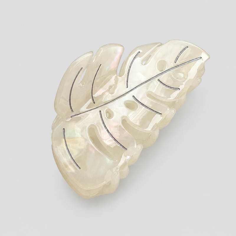 Leaf Shape Large Hair Claw Clip