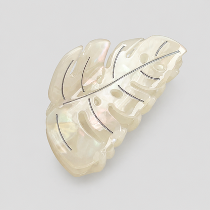 Leaf Shape Large Hair Claw Clip