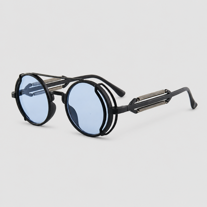 Retro Double-Layer Round Sunglasses