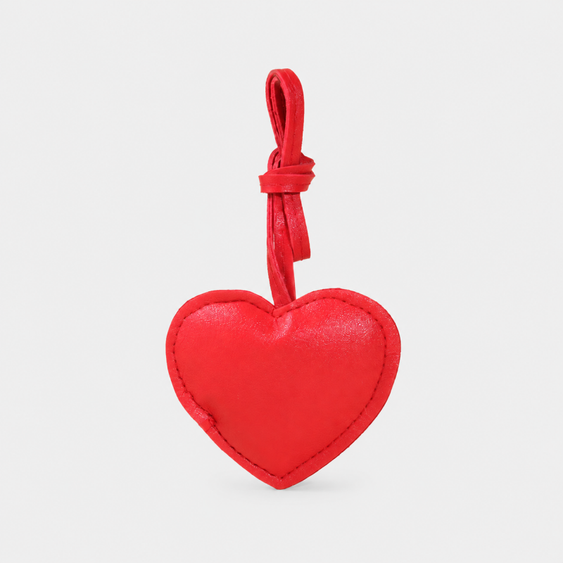 Fresh 3D Heart Bag Charm