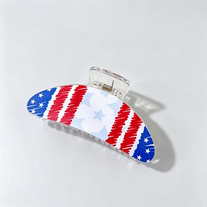 Independence Day Print Hair Clip