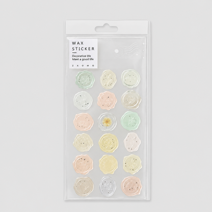 Modern Wax Seal Aesthetic PVC Decorative Stickers