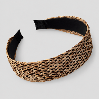 Fresh Vacation Rattan Wide Headband