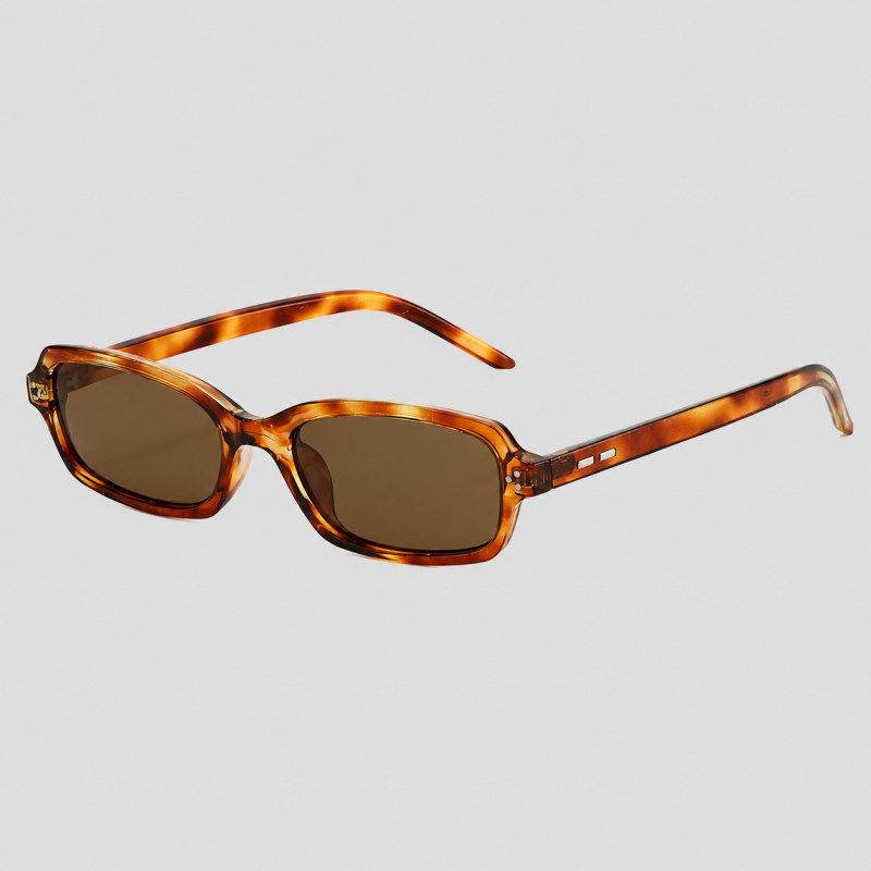 Small Rectangle Rivet Fashion Sunglasses