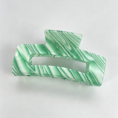 Candy Color Square Shark Hair Claw Clip