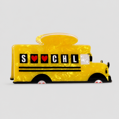 Back To School Theme Hair Claw Clips
