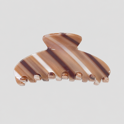 Striped Jelly Claw Clip