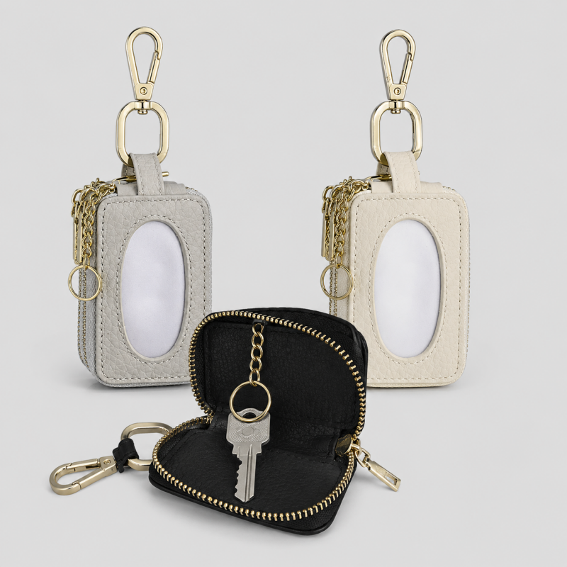 Dual Pocket Key Pouch